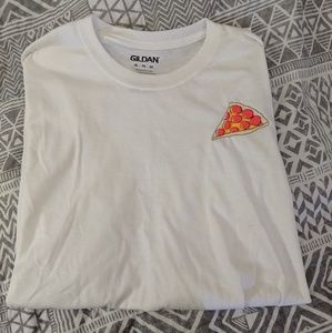 Embroidered Pizza Shirt